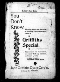 The Cyclist's Road Guide of Canada, with Map cover