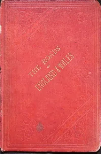 The Roads of England and Wales 1889 cover