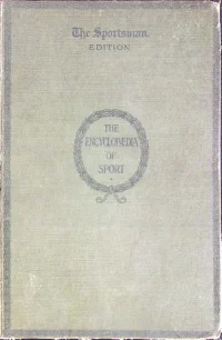 The Sportsman Encylopaedia of Sport Vol2 1911 cover