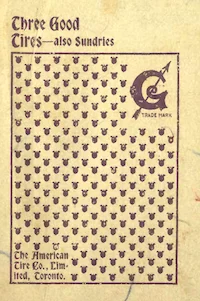 Three Good Tires Also Sundries Catalogue American Tire Co 1899 cover