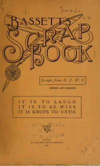 Bassetts Scrap Book cover