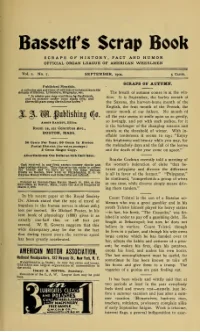 Bassetts Scrap Book, Vol 2, No 7 cover