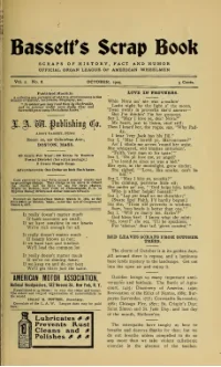 Bassetts Scrap Book, Vol 2, No 8 cover