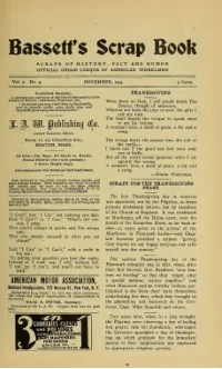Bassetts Scrap Book, Vol 2, No 9 cover