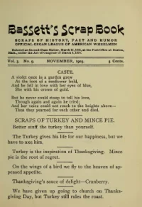 Bassetts Scrap Book, Vol 3, No 9 cover