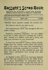 Bassetts Scrap Book, Vol 4, No 3 cover