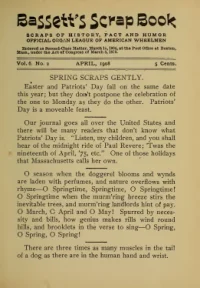 Bassetts Scrap Book, Vol 6, No 2 cover
