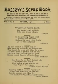 Bassetts Scrap Book, Vol 6, No 6 cover