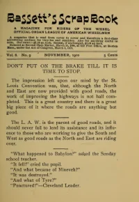 Bassetts Scrap Book, Vol 8, No 9 cover