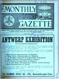 Ctc Gazette, Vol 1894, No 8 cover