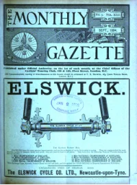 Ctc Gazette, Vol 1894, No 9 cover