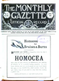 Ctc Gazette, Vol 1895, No 4 cover