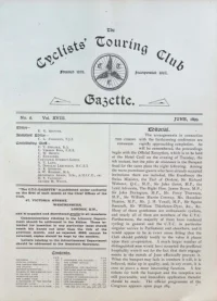 CTC Gazette, Vol 1899, No 6 cover