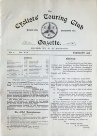 CTC Gazette, Vol 1906, No 2 cover