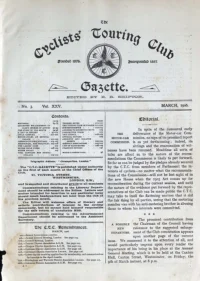 CTC Gazette, Vol 1906, No 3 cover