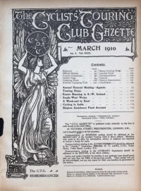Ctc Gazette, Vol 1910, No 3 cover