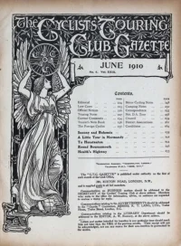 Ctc Gazette, Vol 1910, No 6 cover