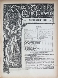 Ctc Gazette, Vol 1910, No 9 cover