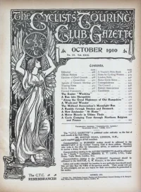 Ctc Gazette, Vol 1910, No 10 cover