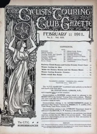 Ctc Gazette, Vol 1911, No 2 cover