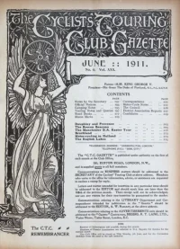 Ctc Gazette, Vol 1911, No 6 cover