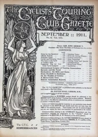 Ctc Gazette, Vol 1911, No 9 cover