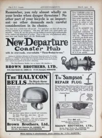 CTC Gazette, Vol 1912, No 3 cover