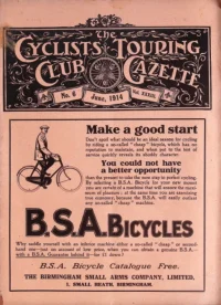CTC Gazette, Vol 1914, No 6