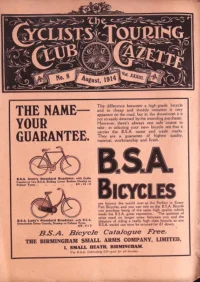 CTC Gazette, Vol 1914, No 8