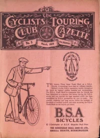CTC Gazette, Vol 1919, No 3 cover