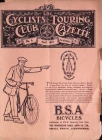 CTC Gazette, Vol 1919, No 4 cover