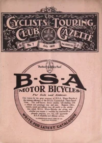 CTC Gazette, Vol 1919, No 7 cover