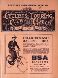 CTC Gazette, Vol 1922, No 6