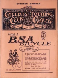CTC Gazette, Vol 1922, No 7