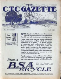 CTC Gazette, Vol 1924, No 4 cover