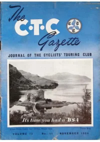 CTC Gazette, Vol 1954, No 11 cover