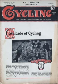 Cycling Magazine, Vol 52, No 2635 cover