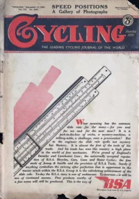Cycling Magazine, Vol 52, No 2642 cover