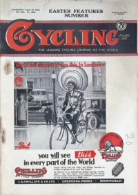 Cycling Magazine, Vol 61, No 2880 cover
