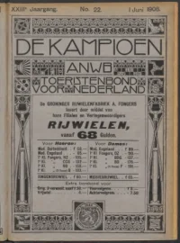De Kampioen front cover