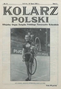 Kolarz Polski, Vol 1, No 8 cover