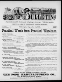 The L.A.W. Bulletin, Vol 1, No 12