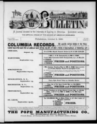 The L.A.W. Bulletin, Vol 1, No 15