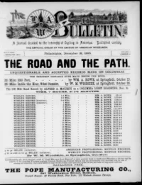 The L.A.W. Bulletin, Vol 1, No 25