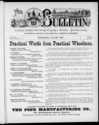 The L.A.W. Bulletin, Vol 1, No 4