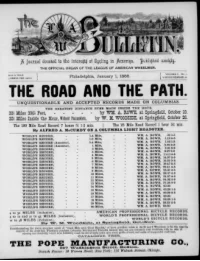 The L.A.W. Bulletin, Vol 2, No 1