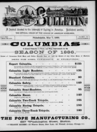 The L.A.W. Bulletin, Vol 2, No 19