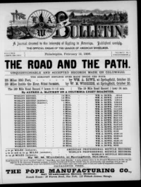The L.A.W. Bulletin, Vol 2, No 7
