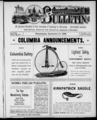 The L.A.W. Bulletin, Vol 3, No 11