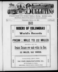 The L.A.W. Bulletin, Vol 3, No 18